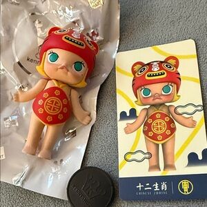 Pop Mart x Kennyswork Chinese Zodiac Tiger Cover girl Molly 2022. Discontinued